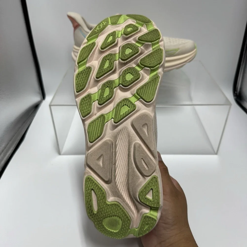 Hoka Clifton 9 Cream Vanilla Astral Running Shoes 1127896 VLS Women's Size 10.5